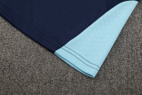 2026-27 Argentina Royal blue Half Pull Tracksuit (半拉链)