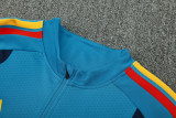 2026-27 Spain Lake blue Half Pull Tracksuit (半拉链)