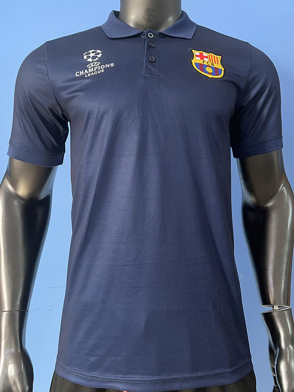 2025-26 BAR Royal blue Polo Short Sleeve (CHampions)