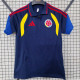 2026-27 Colombia Royal blue Polo Short Sleeve (半拉链)