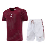 2025-26 ARS Jujube red Training Short Suit