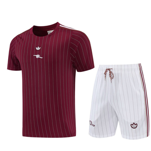 2025-26 ARS Jujube red Training Short Suit