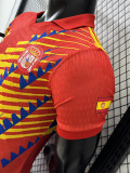 2026-27 Spain Red Blue Special Edition Player Version Soccer Jersey