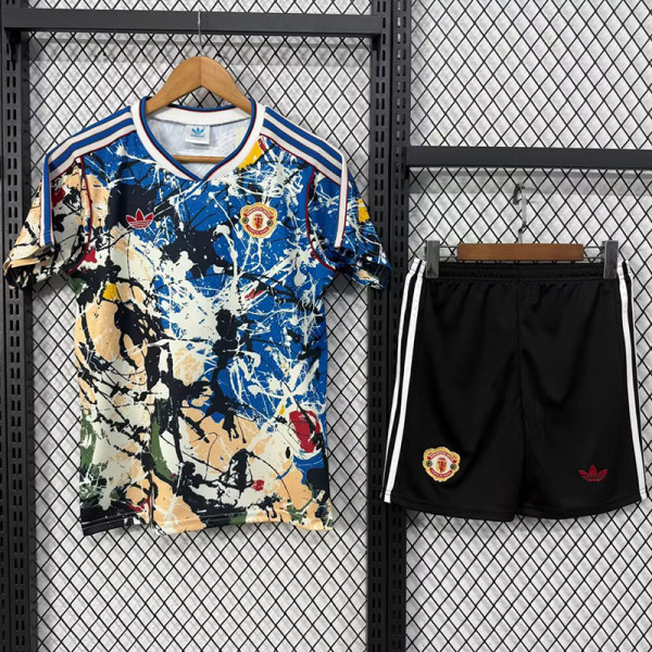 2025-26 Man Utd Blue Joint Edition Kids Training