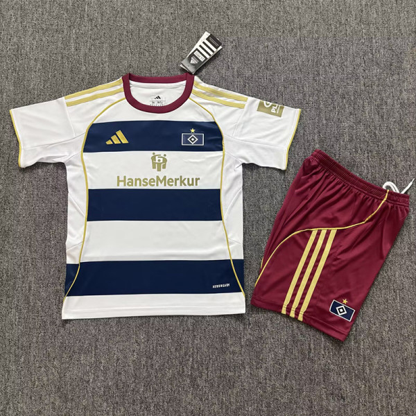 2025-26 Hamburg SV 87 Bundesliga Special Edition Kids Soccer Jersey