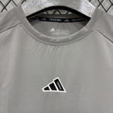 T3388 AD Light gray High Quality Casual T-Shirt