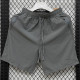 D707 NK Gray Casual Short Pants