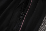 2025-26 RMA Gray Purple Kids Half Pull Tracksuit #E25236(童装)(半拉链)