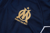2025-26 Marseille Royal blue Kids Half Pull Tracksuit #E25237(童装)(半拉链)