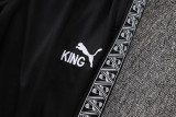 2025-26 Man City Black Kids Half Pull Tracksuit #E25238(童装)(半拉链)