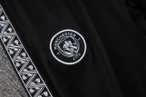 2025-26 Man City Black Kids Half Pull Tracksuit #E25238(童装)(半拉链)