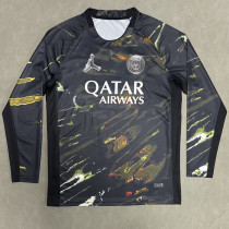 2025-26 PSG Jordan Night Edition Long Sleeve Soccer Jersey (长袖)