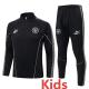 2025-26 Man City Black Kids Half Pull Tracksuit #E25238(童装)(半拉链)