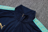 2025-26 Marseille Royal blue Kids Half Pull Tracksuit #E25237(童装)(半拉链)