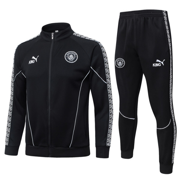 2025-26 Man City Black Jacket Tracksuit #A25122