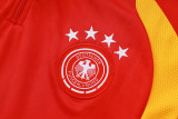 2026-27 Germany Red Kids Half Pull Tracksuit #E26009(童装)(半拉链)