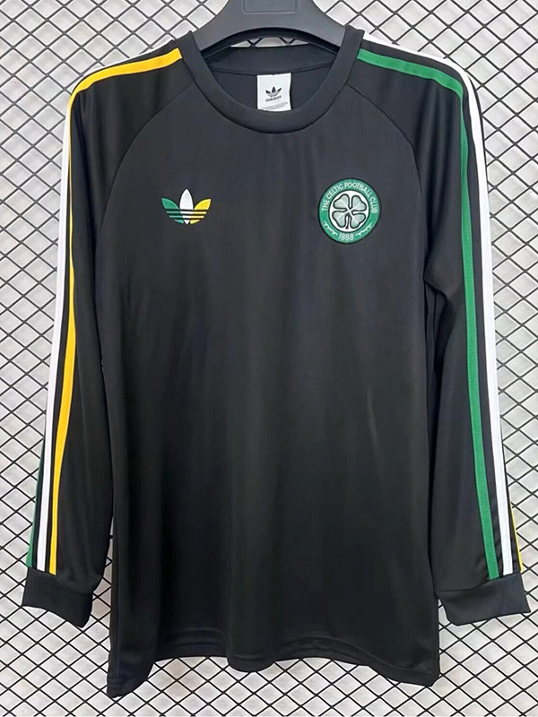2026 Celtic Black Special Edition Long Sleeve Training Shirts (长袖)