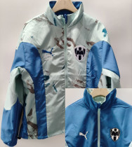 2025-26 Monterrey White & Blue Double Sided Windbreaker (双面风衣)