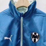 2025-26 Monterrey White & Blue Double Sided Windbreaker (双面风衣)