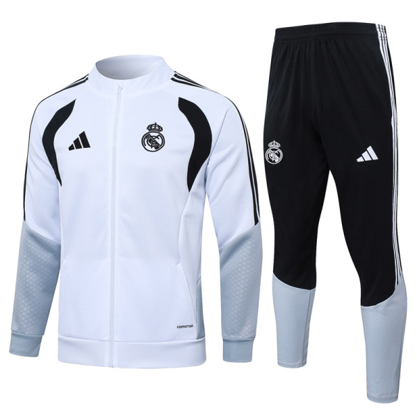 2026-27 RMA White Jacket Tracksuit #A26017