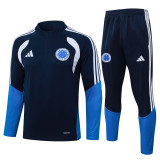 2026-27 Cruzeiro Royal blue Half Pull Tracksuit #B26010(半拉链)