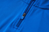 2026-27 Cruzeiro Fancy blue Half Pull Tracksuit #B26011(半拉链)