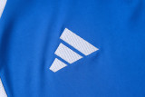 2026-27 Cruzeiro Fancy blue Half Pull Tracksuit #B26011(半拉链)
