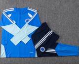2026-27 Cruzeiro Fancy blue Half Pull Tracksuit #B26011(半拉链)