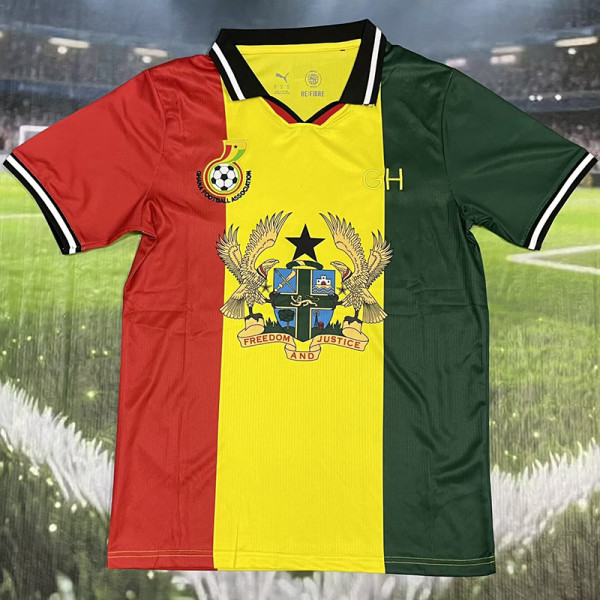 2026-27 Ghana Red Yellow Green Special Edition Training shirts