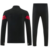 2026 JOM Black Half Pull Tracksuit #815(半拉链)