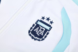 2026-27 Argentina White Jacket Tracksuit