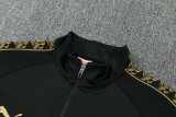 2026-27 Portugal Black Jacket Tracksuit