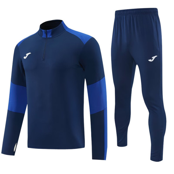 2026 JOM Royal blue Half Pull Tracksuit #815(半拉链)