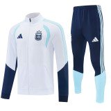2026-27 Argentina White Jacket Tracksuit