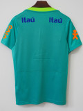 2024 Brazil Lake Green Retro Training shirts