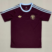 2025-26 Aston Villa Brown Red Casual Edition Fans Training Shirts