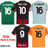 2025-26 ACM Fourth Red Long Sleeve Soccer Jersey (长袖)