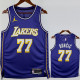 2025-26 Lakers DONCIC #77 Purple Top Quality Hot Pressing NBA Jersey (Trapeze Edition) 飞人版