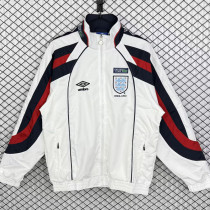 1998 England White Retro Windbreaker