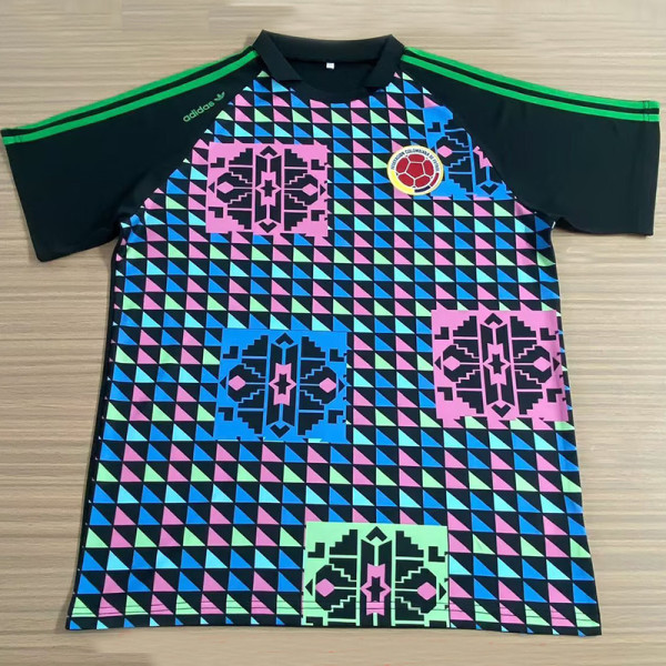 1990 Colombia Goalkeeper Retro Soccer Jersey
