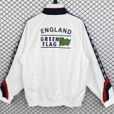 1998 England White Retro Windbreaker