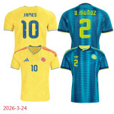 2026-27 Colombia Home Long Sleeve Soccer Jersey (长袖)