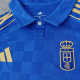2025-26 Real Oviedo Home Fans Soccer Jersey