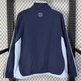 2006 Argentina Royal blue Retro Windbreaker