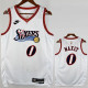 2025-26 76ERS MAXEY #0 White Top Quality Hot Pressing NBA Jersey (V领)