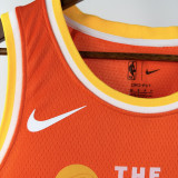 2025-26 Cleveland Cavaliers HARDEN #1 Orange City Edition Top Quality Hot Pressing NBA Jersey