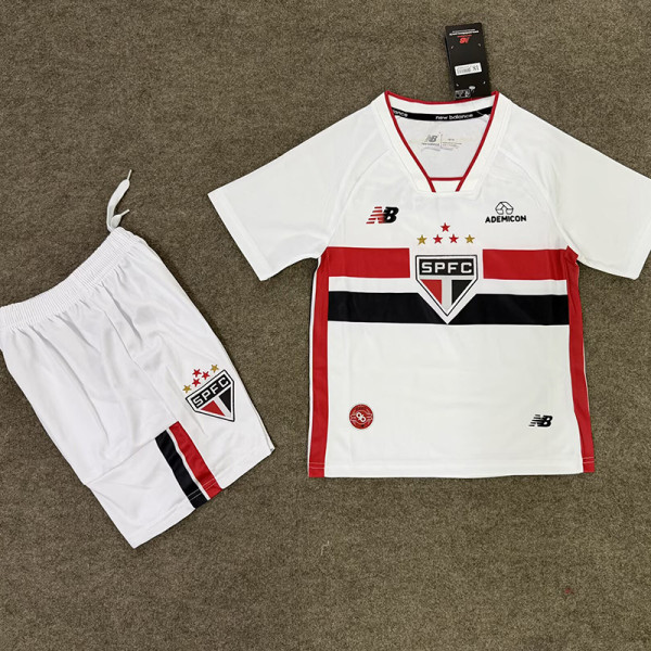 2026-27 Sao Paulo Home Kids Soccer Jersey