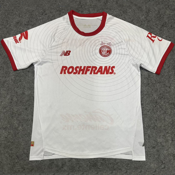 2025-26 Toluca Double-Champion White Fans Soccer Jersey (双皇冠)