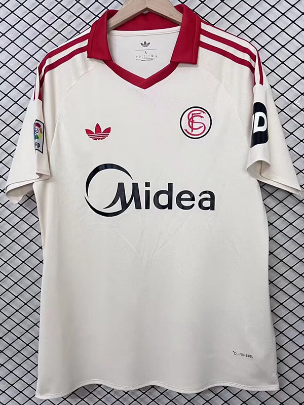 2025-26 Sevilla Special Edition Fans Soccer Jersey (复古章)