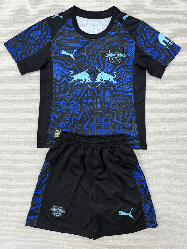 2025-26 RB Leipzig Glow Darkl Edition Kids Soccer Jersey